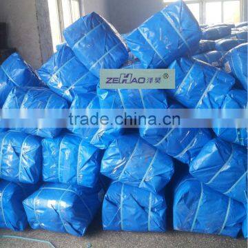 120gsm blue color high quality pe tarpaulin&tarpaulin for signage&packing in bale