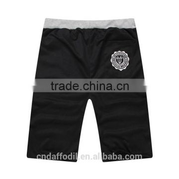 Customized logo black sports shorts for sale