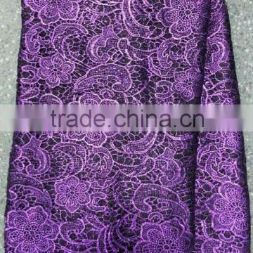 african high grade fashion guipure lace water soluble lace chemical lace fabric wddiing lace party lace