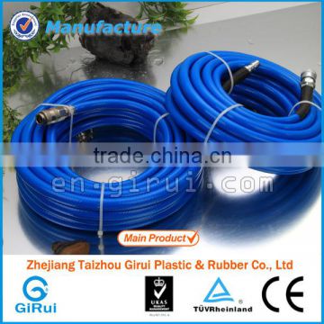 PVC blue pneumatic air hose set with European connector