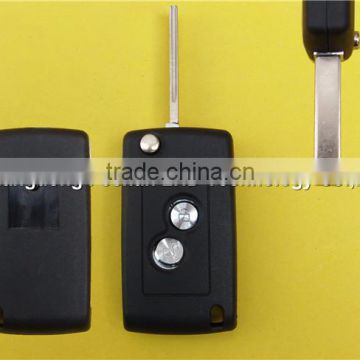 New Style PEUGEOT 107 207 407 remote flip key case shell blank