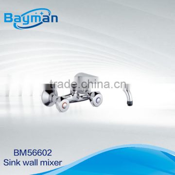 Durable Sink Kitchen Faucet Mixer: Brass Body Zinc Handle (BM56602)