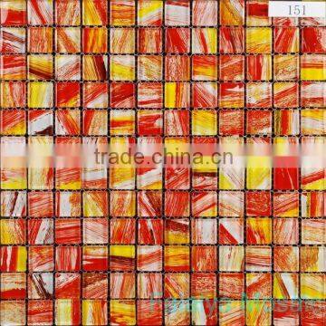 151 Glass Mosaic Painting Artwork Wall Tile 23X23X8 mm