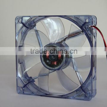 Transparent Blue DC Ventilation Fan 120x120x25mm