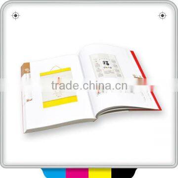 recycleable 105gsm art paper catalogue printing with HOT STAMPING