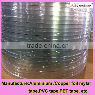 single&double side Silver color Aluminium adhesive tape for cable wrapping