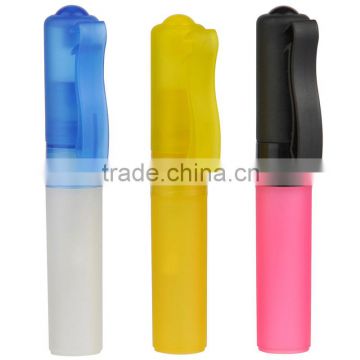 Plastic Material and Screw Cap Sealing Type 5ml plastic perfume atomizer