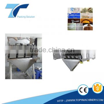 Automatic detergent powder 4 Head Linear Weigher, CE Automatic Dosing Machine, Vibratory Feeder with 4 head for Salt, Sugar