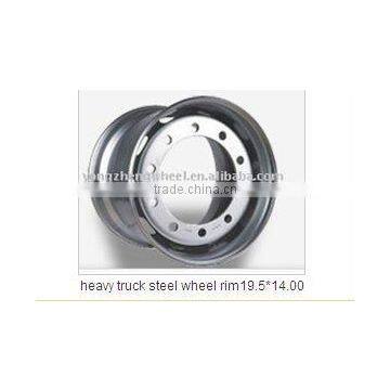 Tubeless steel wheel rim 19.5x14.00