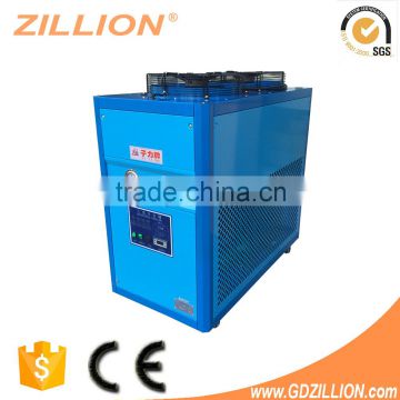 Zillion factory price 5HP Air chiller for Plastic molding Industry Water-cooled indrustrial chiler water