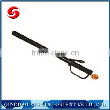 rubber baton with side handle