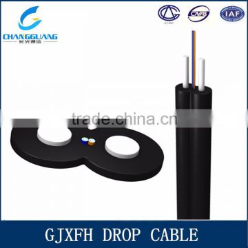 Hot Sale !Changguang GJXFH single mode FTTH indoor optical fiber cable joint closure FRP lszh G652d armored optical cable china
