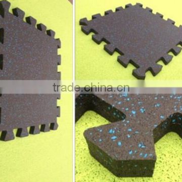 Cheap Interlocking rubber matsGood protective puzzle floor tiles,interlocking rubber mats for gym