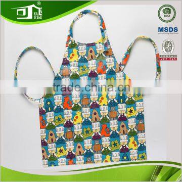 2014 new design lovely and sweet children apron for kitchen activities