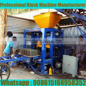 QT4-24 manual tanzania interlocking brick machine price