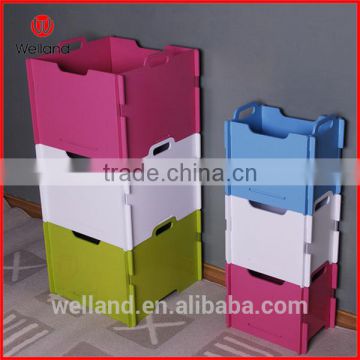 wooden foldable storage box