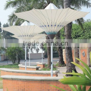 outdoor patio furniture direct wholesale with LED light umbrella