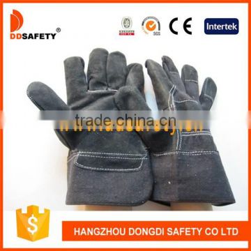 Black Cow Split Leather Welder Glove Safety Working Glove