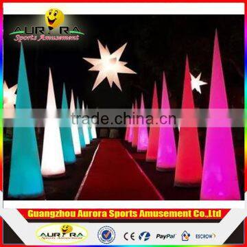 Custom inflatable LED lighting tower inflatable color lighting column for sale