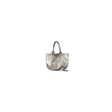 Sell Fashion Silver Metallic Tote Bag