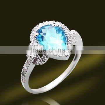 925 sterling silver gemstone jewelry finger ring mold