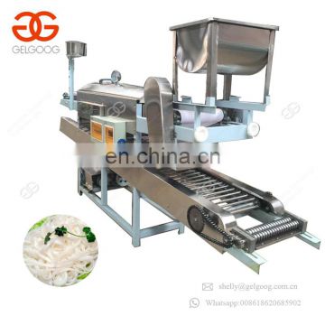 Stainless Steel Fresh Steamed Rice Flat Pho Noodle Making Maker Equipment Ho Fun Machine