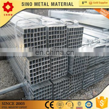 pre-galvanized square steel pipe steel tube stock 100*100mm tube
