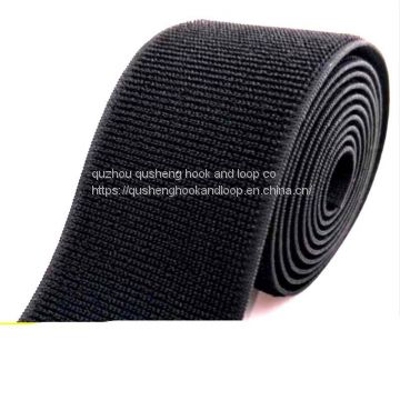 100% Nylon 16mm-300mm Black and White and Other Colors Elastic Loop for Luggage, Wires&Cables and Curtins