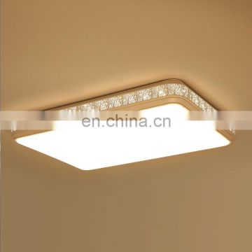 Factory Sale Modern Rectangular LED Ceiling Light Acrylic Iron Living Room Lighting