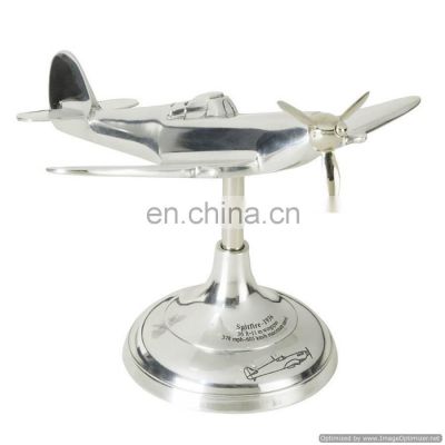 aluminium shiny airplane model for sale