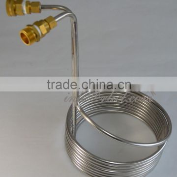 Stainless Steel Coil Cooler Wort Immersion Chiller Beer Brewing Equipment, Homebrewing