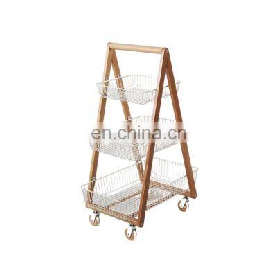 High-Quality Hot-Selling Rotatable Kitchen Food Trolley Cart