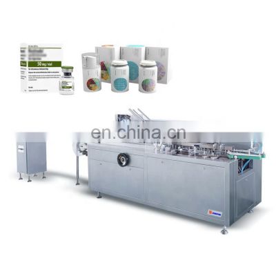 Automatic  Standard Toothbrush Facial Mask Boxes Carton Filling Packing Sealing Machine For Syrup Oral Liquid Food