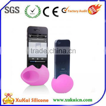 egg silicone mobile phone speaker