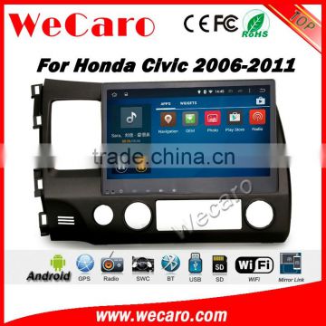 Wecaro WC-HC1030 10.2 inch android 4.4/5.1 car dvd gps for honda civic 2006 - 2011 With Wifi and 3G GPS