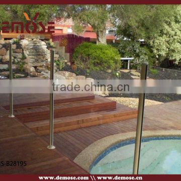 tempered glass panel railing for sale