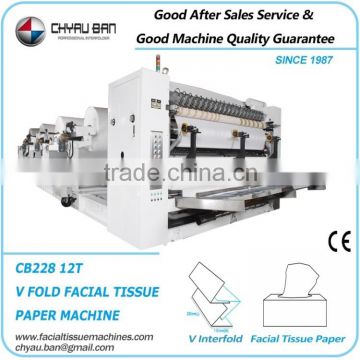 High Speed Facial Tissue Small Box Packing Making Paper Machinery