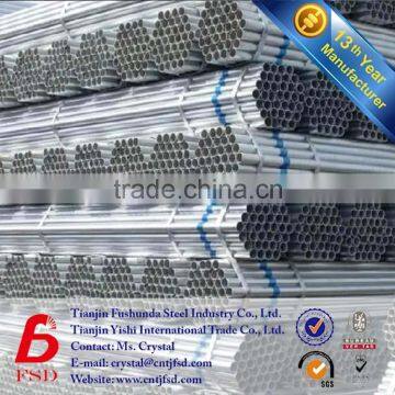 1.5 inch 48mm weights galvanized scaffolding tube material