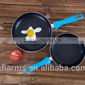 colorful aluminum China Guangdong fry pan set