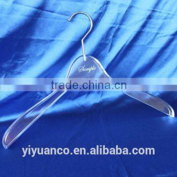 2015 high quality custom acrylic hanger for coat AH-146