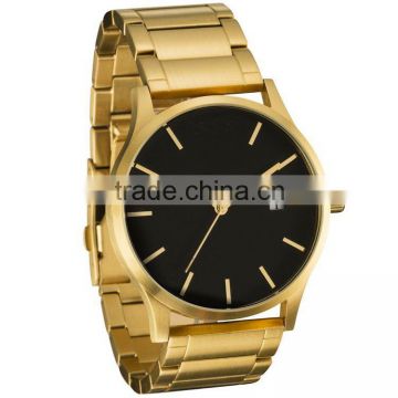 Custom logo men watches stainless steel Luxury quartz wristwatch for men