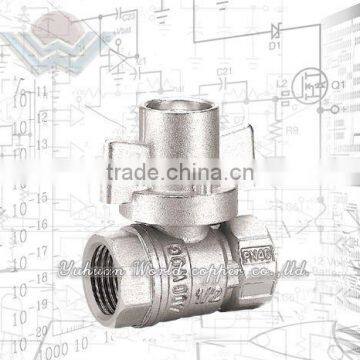 WD-2113 Nickel Plated Full Port Brass Ball Valve