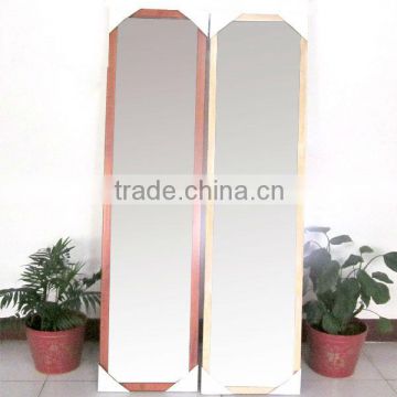 Hot selling plastic door mirror frame with standing