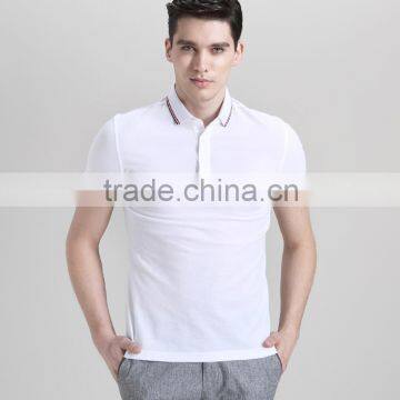 custom new design classic plain white golf polo t-shirts