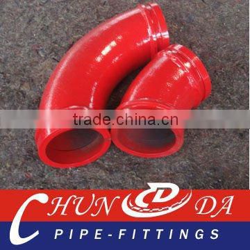 DN125*R275*90D Concrete Pump Twin-Wall Elbow,Double layer