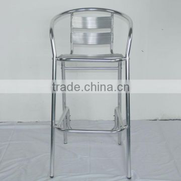 bar furniture good quality commercial use logo high aluminum bar chair YC018