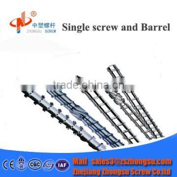 High speed extruder single screw and barrel with high output