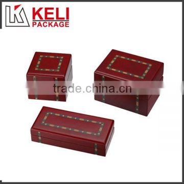 New design rectangular wooden jewelry box