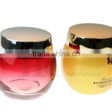 Bubble Round Wholesale Face Cream Jar Mable Look Glass Bottle Cosmetics Bottle