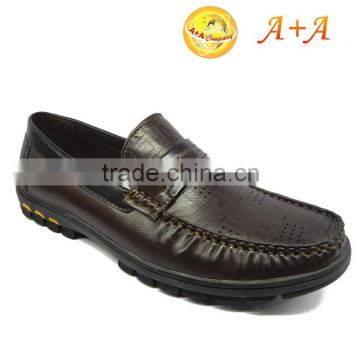Shoes men loafers soft flats casual wholesale Brush PU